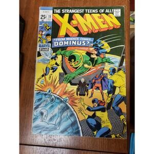 X-MEN #72 Low/mid Grade. Good"FROM WHENCE COMES...DOMINUS" Marvel Comics 1971